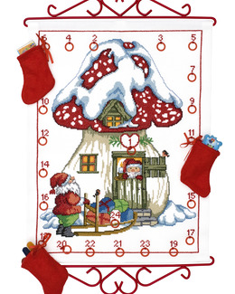 Broderikit Kalender Svamphus