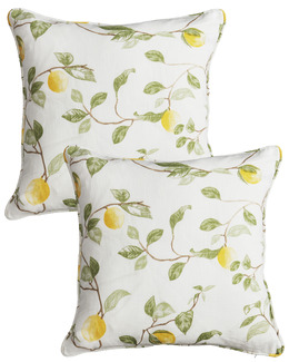 Kuddfodral Lemon 2-pack