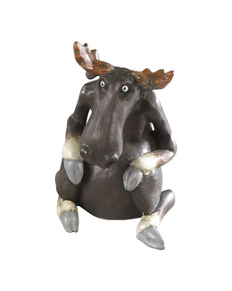 Älg sittande stor