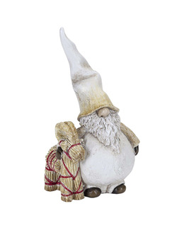 Juldekoration Tomten Dante Med Halmbock