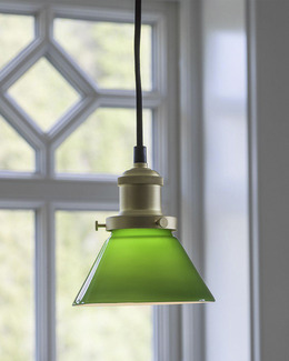 Fönsterlampa August glasskärm