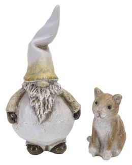 Jultomten Dante Med Katt