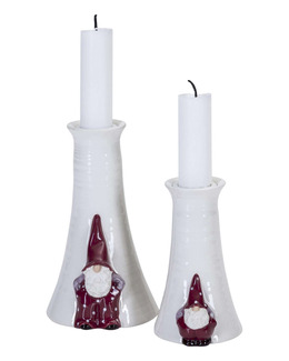 Ljusstake Jul Elmer och Max 2-pack