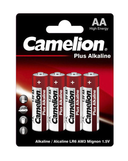Batterier alkaliska 4-pack AA
