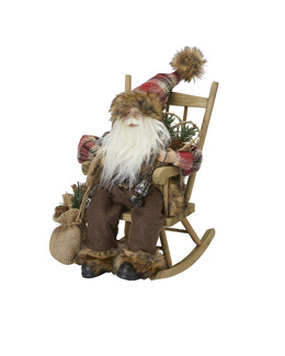 Jultomte i gungstol
