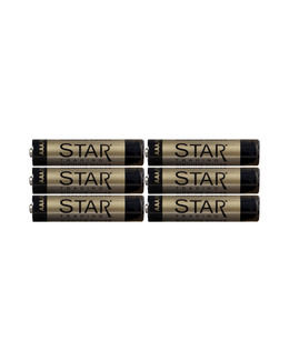 Star Trading Batteri AAA 1,5V Power Alkaline 6-pk Strikking, pynt, garn og strikkeoppskrifter