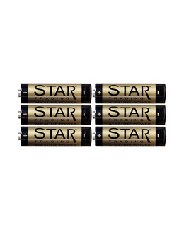 Star Trading Batteri AA 1,5V Power Alkaline 6-pack