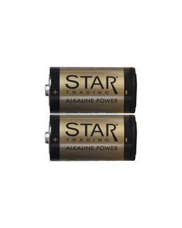 Star Trading Batteri C 1,5V Power Alkaline 2-pack