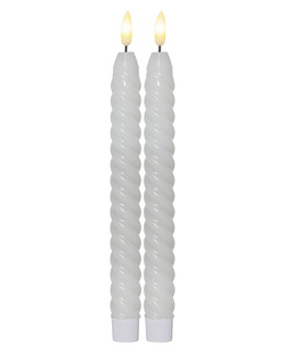 LED Antikljus 2-Pack Swirl