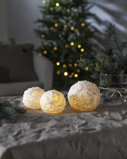 Star Trading LED Snöboll 2-Pack