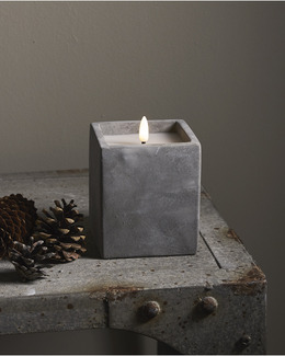 Star Trading LED Blockljus Cement