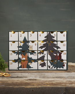 Star Trading Bordsdekoration Julkalender Forest Friend
