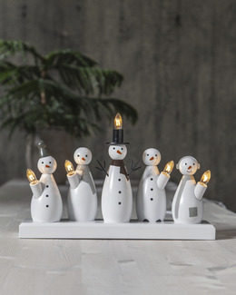 Star Trading Ljusstake Snowman