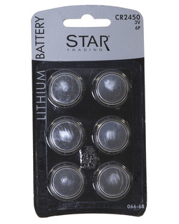 Batterier CR2450 6-Pack