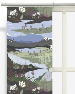 Panellängd Digitaltryck Fjällvandring 2-Pack