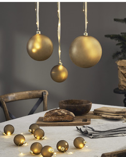 Batteridriven Jul Glaskula Bliss med LED
