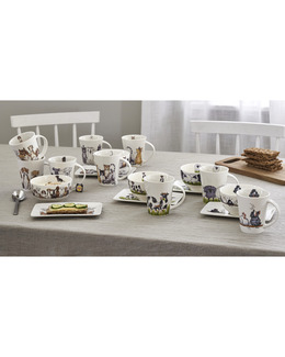 Assiett/serveringsfat med handritat motiv Kossor 1-pack