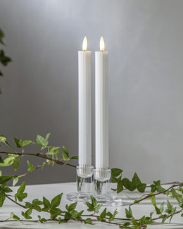 Led Antikljus Flamme stripe 2-pack