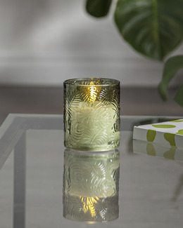 LED Blockljus Flamme leaf