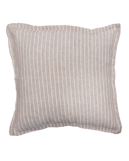 Kuddfodral med vävd Rand 100% lin 1-pack