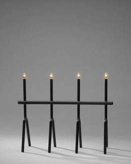 Adventsljusstake Millan LED av metall