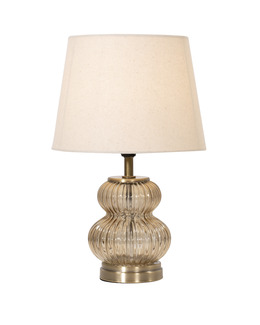 Bordslampa Miriam med glasfot