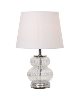 Bordslampa Miriam med glasfot