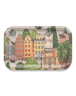 Bricka Stortorget av björkfanér
