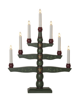 Adventsljusstake Tradition av trä