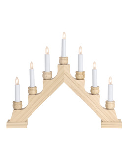 Adventsljusstake Karin av trä