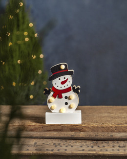 Juldekoration Freddy snögubbe