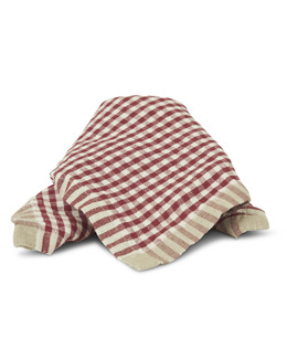 Tygservett Lundgren Rutig 2-pack