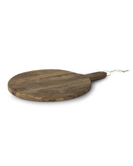 Dekorationsbräda Wooden round board återvunnet trä
