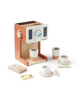 Kaffebar lekset i trä för barn
