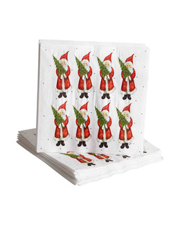 Lunchservett med tryckt motiv Julefrid 20-pack