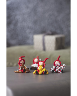 Juldekoration Lill-Nisse med polkagris