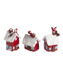 Juldekoration Tomtessons hus 3-pack