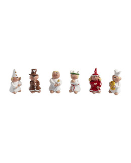 Juldekoration Luciatåg 6-pack, höjd 3,5cm