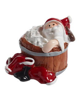 Juldekoration Tomtesson badar