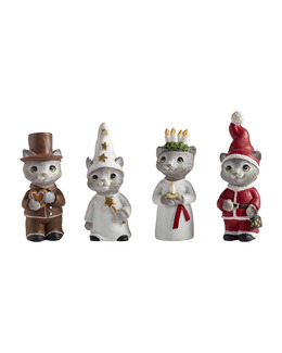 Luciatåg kattparad 4-pack
