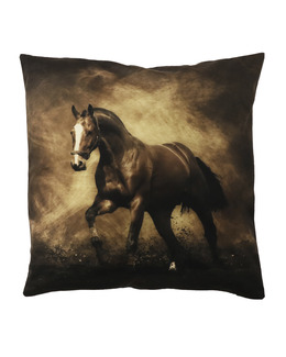 Kuddfodral sammet Horse 1-pack