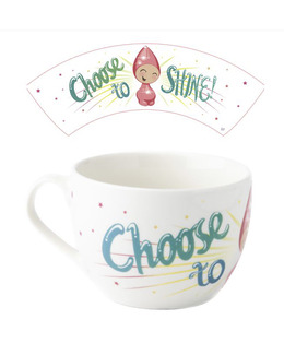 Porslinsmugg Choice to shine 1-pack