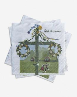 Servetter Midsommarstång 1 st 20-pack