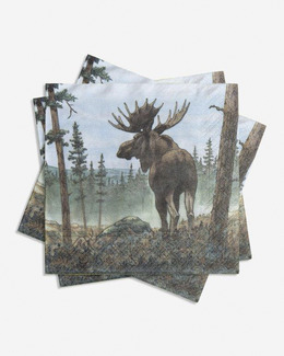 Servetter Tecknad Älg 1 st 20-pack