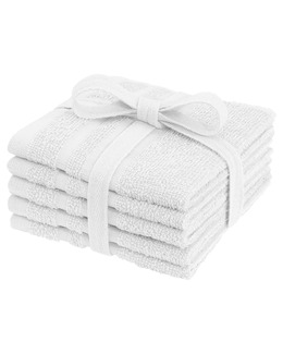 Tvättlappar enfärgade av frotté 5-pack