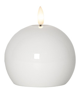 LED Flamme blanka klotljus