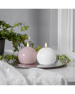 LED Flamme blanka klotljus