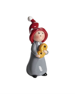 Juldekoration Lill-Nisse med Lussekatt