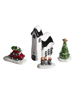 Juldekoration Kyrkby 4-delar