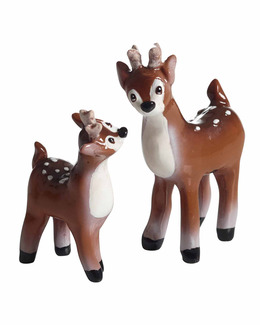 Dekoration handmålad Bambi 2-pack